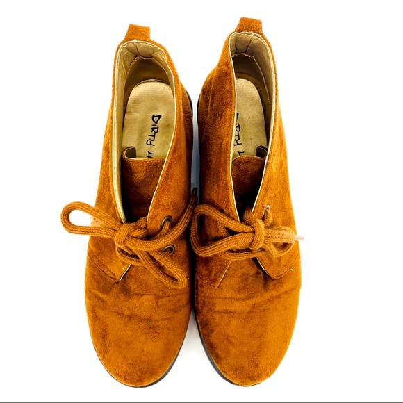 Dirty Laundry Shoes - Dirty Laundry Brown Suede Ankle Boot Flat Shoes